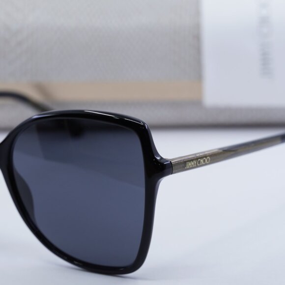 Jimmy Choo FEDE/S 0807 IR Butterfly Sunglasses - Black/Grey - Picture 2 of 10